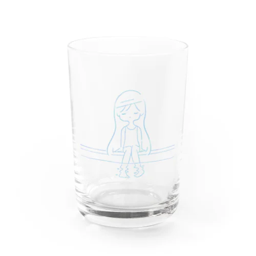 プールサイド Water Glass