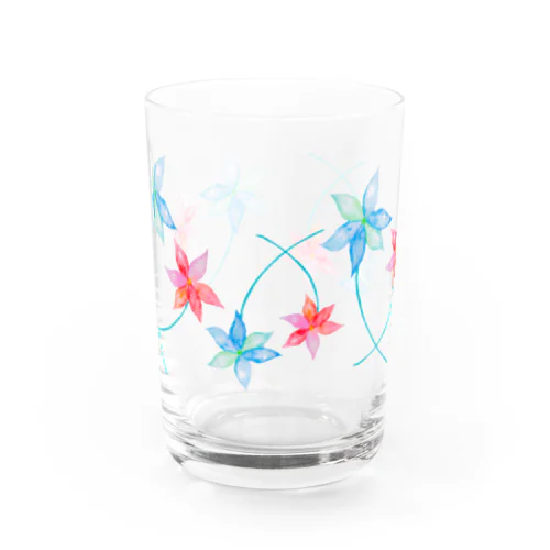 寄り添う花 Water Glass