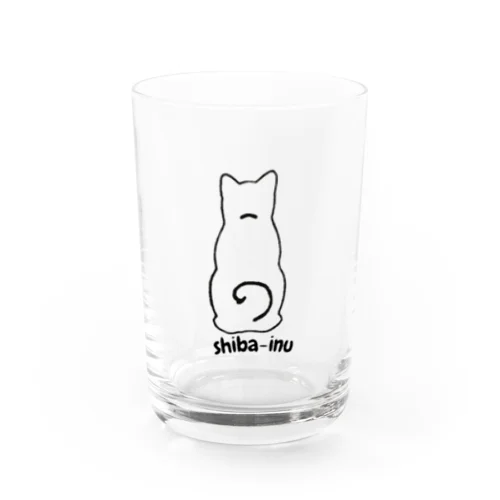 柴犬 Water Glass