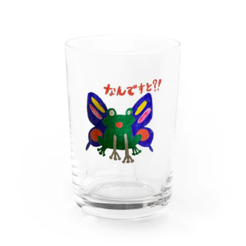 ちょうちょカエル Water Glass