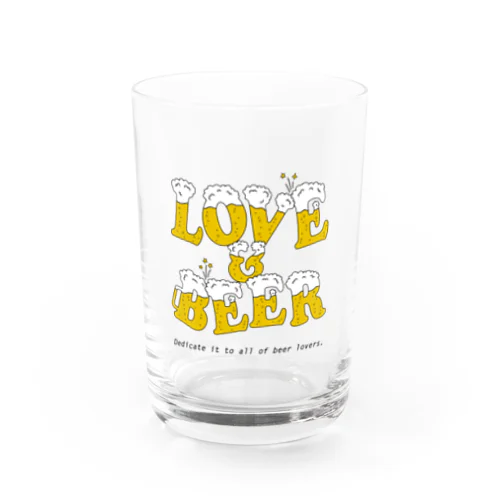 LOVE&BEER Water Glass