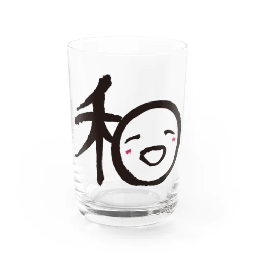 笑顔の和 Water Glass