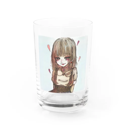 めんへらちゃん Water Glass