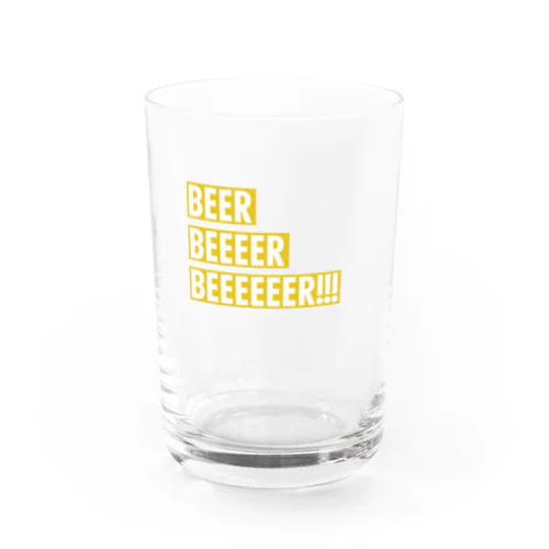 BEER!! Water Glass