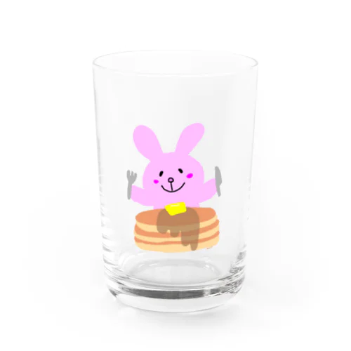 パンケーキが食べたいたすちゃん Water Glass