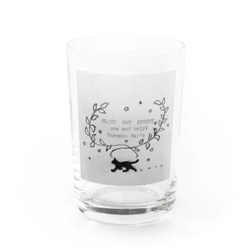 BLACK CAT STREET Water Glass