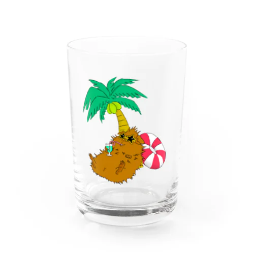 トロピカルモルモット(背景なし) Water Glass