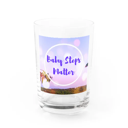 Baby Steps Matter☆クレタ島サンセット Water Glass