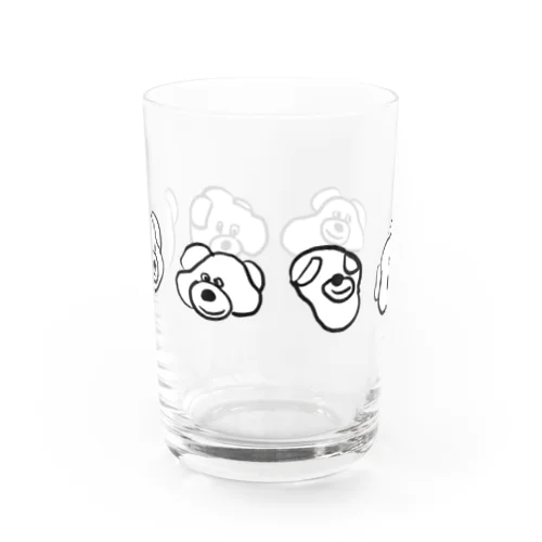 くまフィン絵2 Water Glass