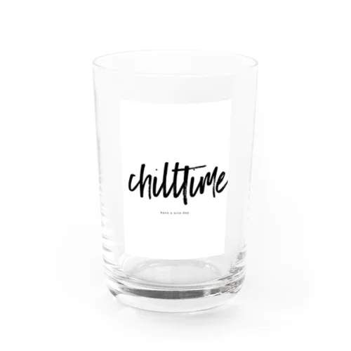 chill time Water Glass