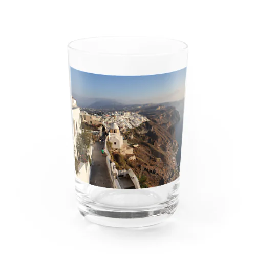 Viva Santorini  Water Glass