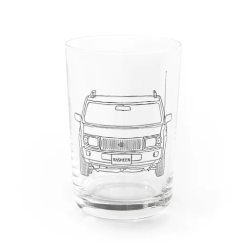 どんどん進むラシーン Water Glass