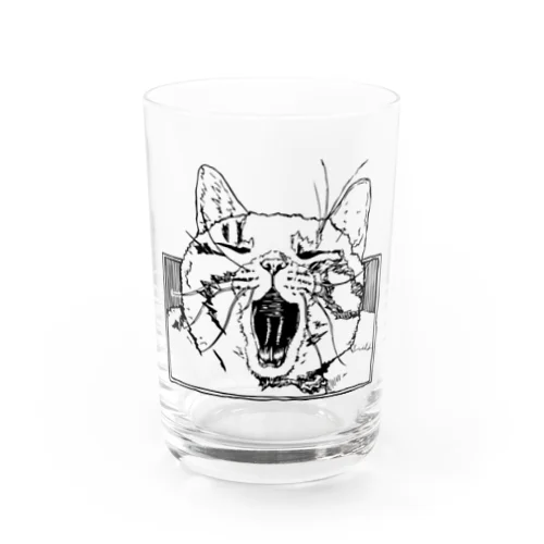 あくび猫 Water Glass
