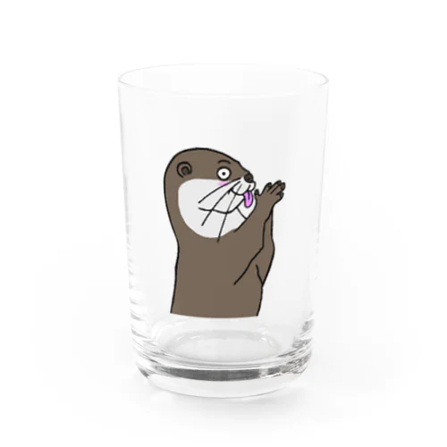 【限定2つ】カワウソちゃん ステッカー マグカップ グラス Water Glass