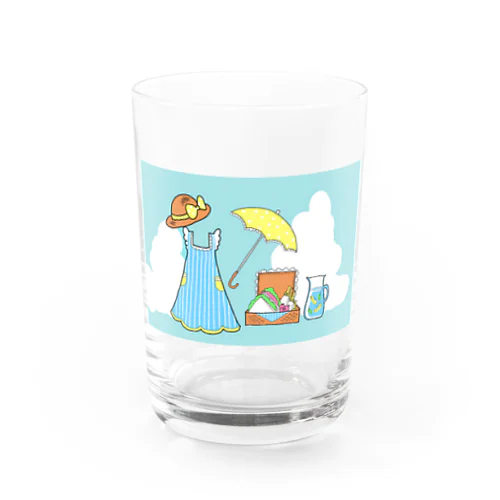 なつのピクニック Water Glass