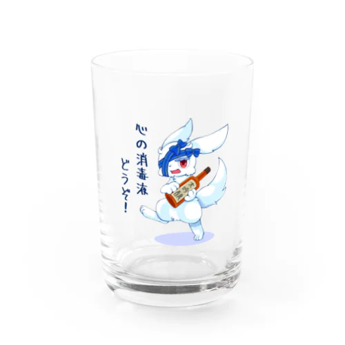 心の消毒零時ちゃん Water Glass