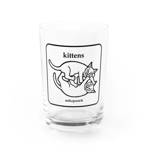 kittens あそぶ子猫さん Water Glass