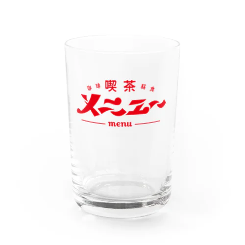 喫茶・メニュー Water Glass