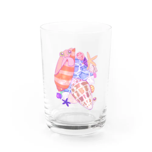 マガキガイ☆ハッピーサマー Water Glass