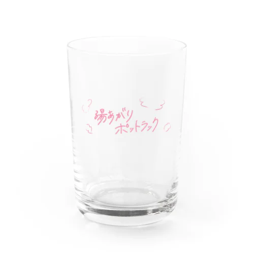 タイトルロゴ グラス（PINK） Water Glass