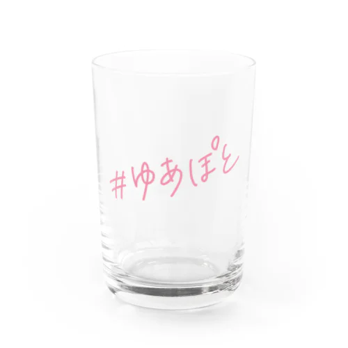 ハッシュタグ グラス（PINK） Water Glass