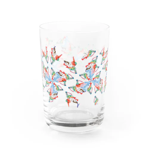 退化マシーン模様 Water Glass