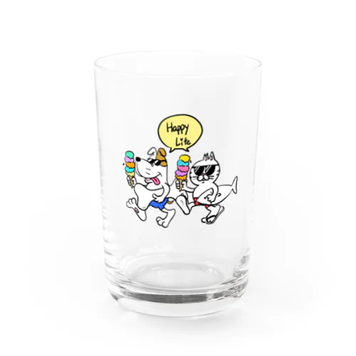 チャリティ　ハッピーライフ Water Glass