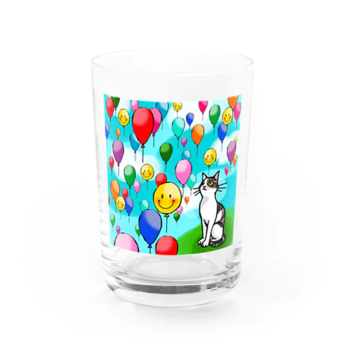 Dreaming balloons Water Glass