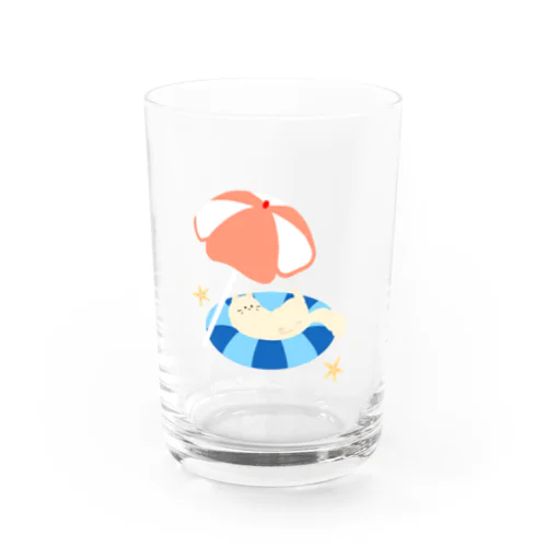 海にゃんこ Water Glass