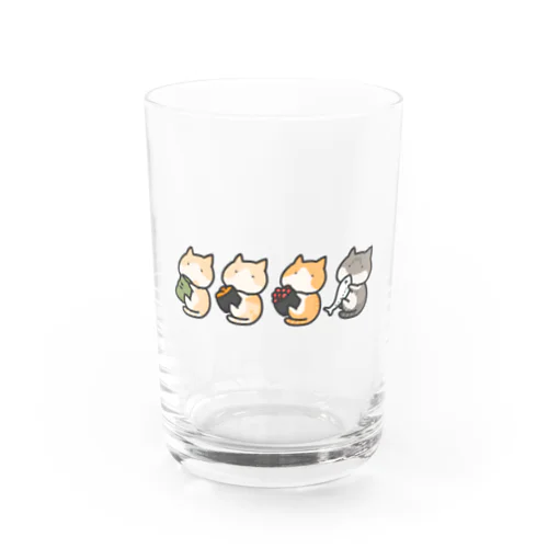 けりけりにゃんこ Water Glass