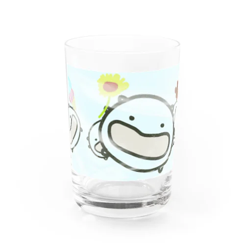 夏の楽しさを残したくて凍ったねこたちです Water Glass