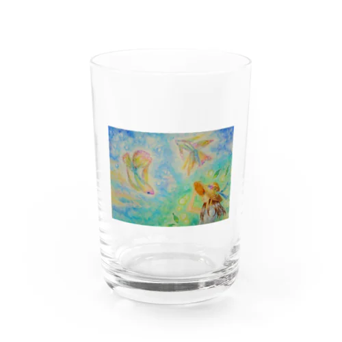 虹色のさかな Water Glass