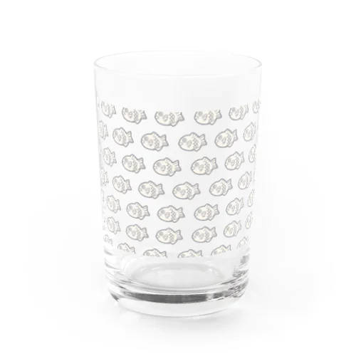 霞がかったたい焼き Water Glass