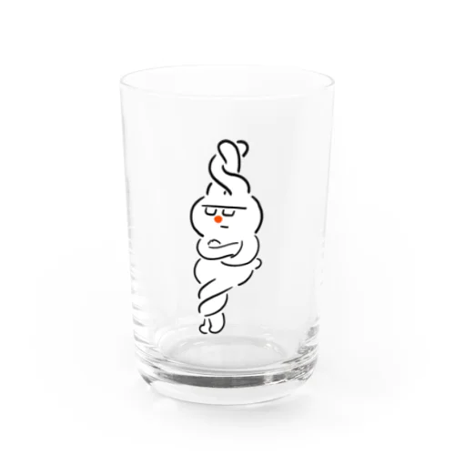 耳と足が長いうさうさ Water Glass