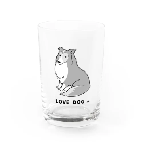 LOVE DOG:シェルティ Water Glass