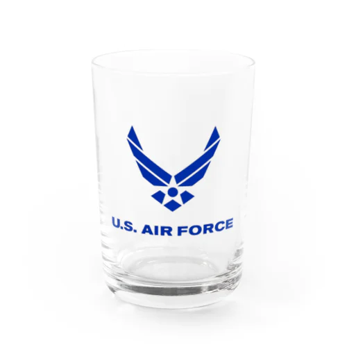 U.S.A.F ロゴ　アイテム Water Glass