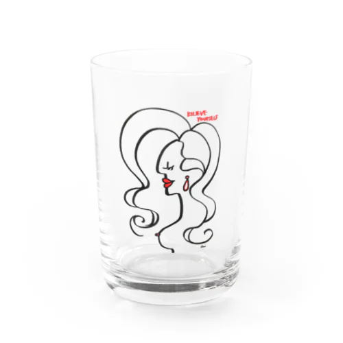 Bilieve yourself Water Glass