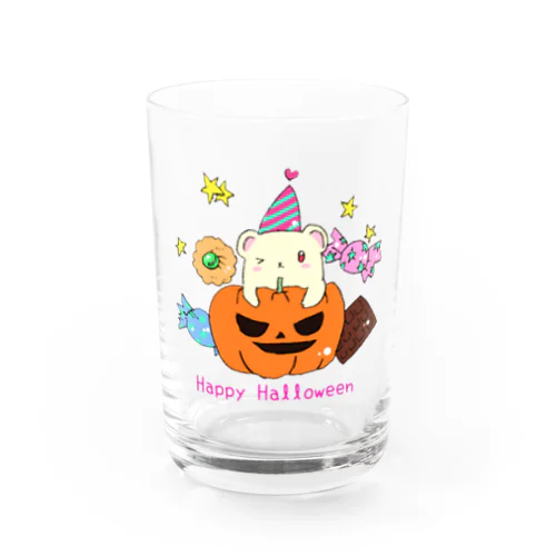 早めハロウィン準備のフェレットちゃん Water Glass