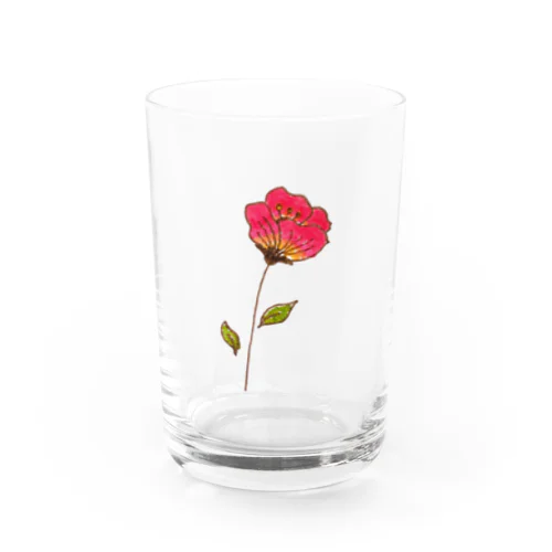 kukka(red) Water Glass