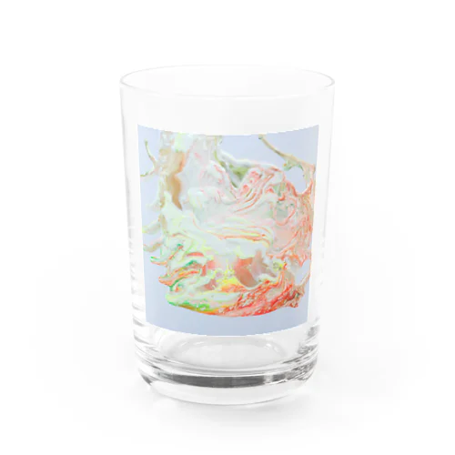 colour marble Water Glass