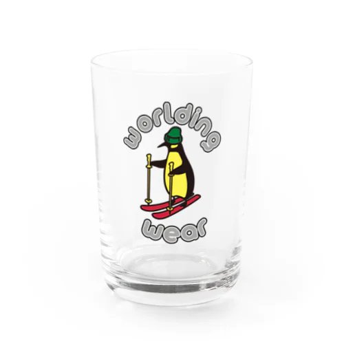 worlding penguin Water Glass