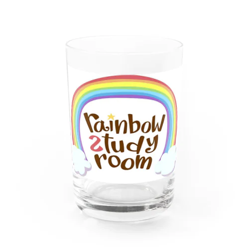 rainbow study room Water Glass