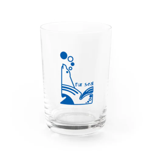 aniまる Fur sea / glass Water Glass