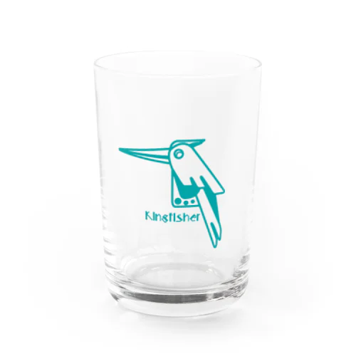 aniまる Kingfisher / glass Water Glass