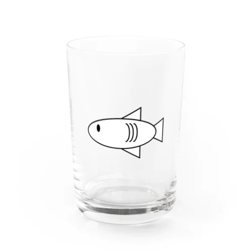 モノクロfish Water Glass