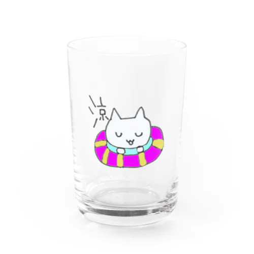 涼みねこちぃ Water Glass