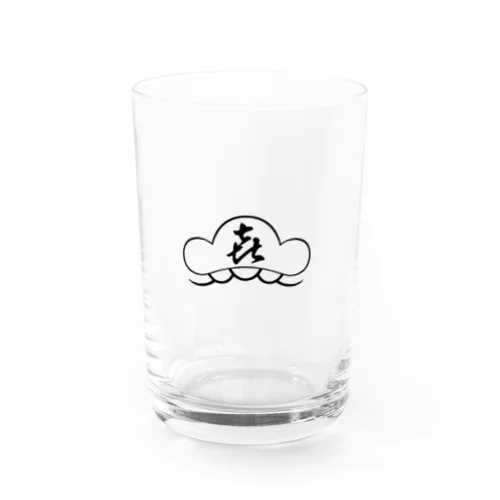 松㐂ロゴ Water Glass