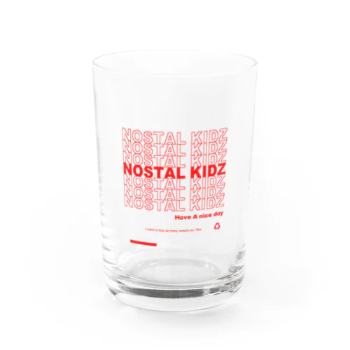 NOSTALKIDZ-thank you Water Glass