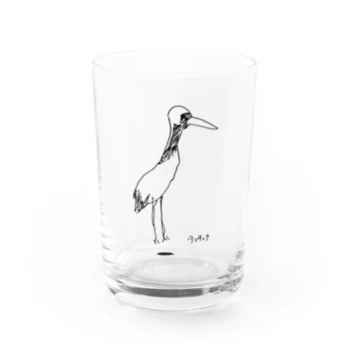 タンチョウ Water Glass