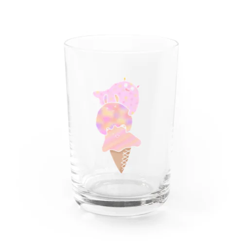 めんだこちゃんあいす Water Glass